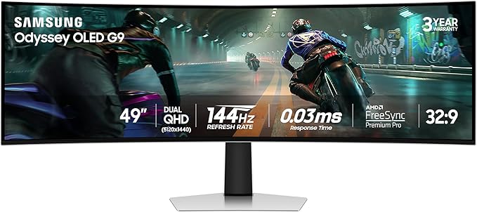 samsung 49 odyssey oled g9 gaming monitor